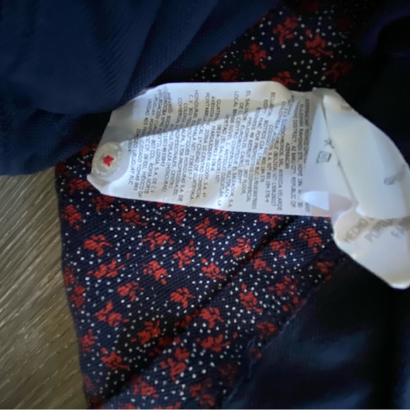 Carolina Herrera Navy and Red Polo Shirt - Picture 6 of 6